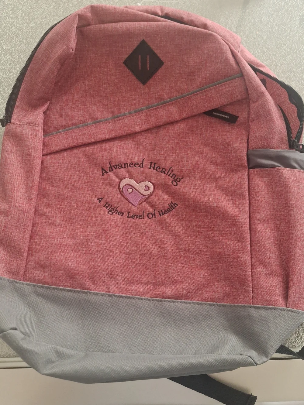 Men's Two-Tone Red and Black Everyday Backpack